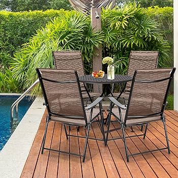 Amazon.com : Tangkula Set of 2 Outdoor Patio Chair Space